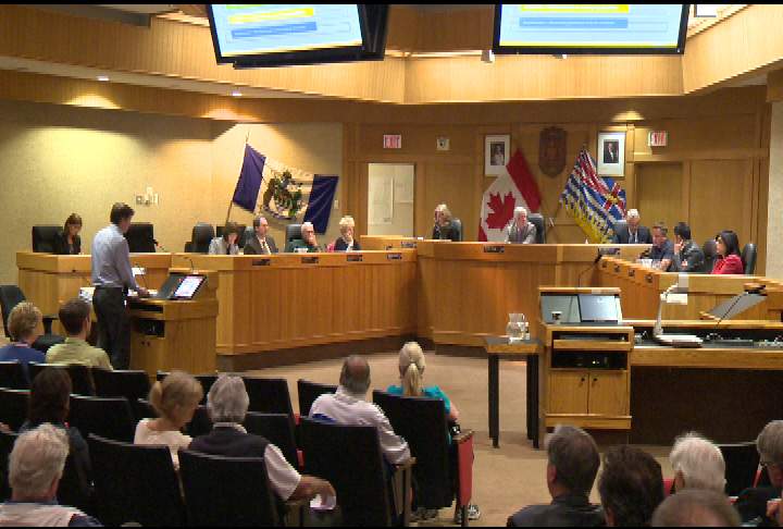City owned waterfront around Cedar Avenue in Kelowna is expected to be rezoned to park land Monday. 