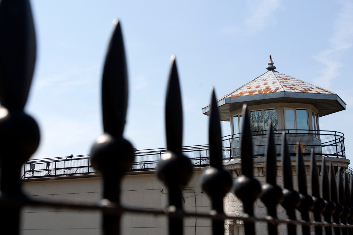 A guard tower at the Kingston Penitentiary in Kingston, Ont., on Thursday April 19, 2012 in Kingston, Ont. THE CANADIAN PRESS IMAGES/Lars Hagberg.