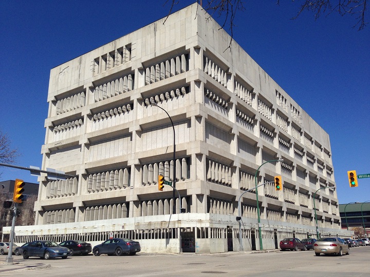 The former Public Safety Building in downtown Winnipeg.