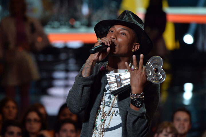 Singer-rapper-producer Pharrell Williams is a 'Happy' man