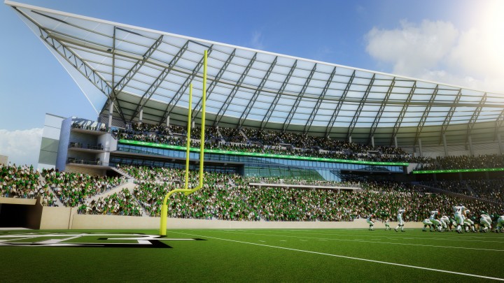 An image of the new stadium that is slated to open in Regina for the 2017 CFL season.