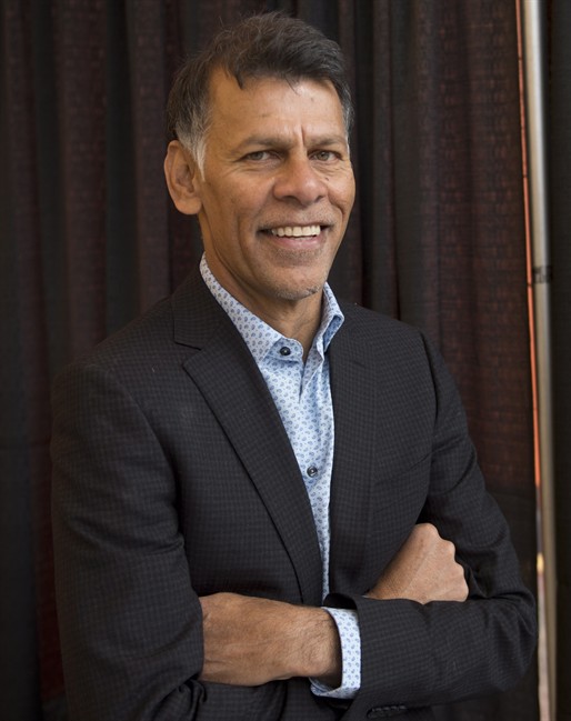 Hassan Yussuff, president of the Canadian Labour Congress, is seen at the union's convention Friday, May 9, 2014 in Montreal.