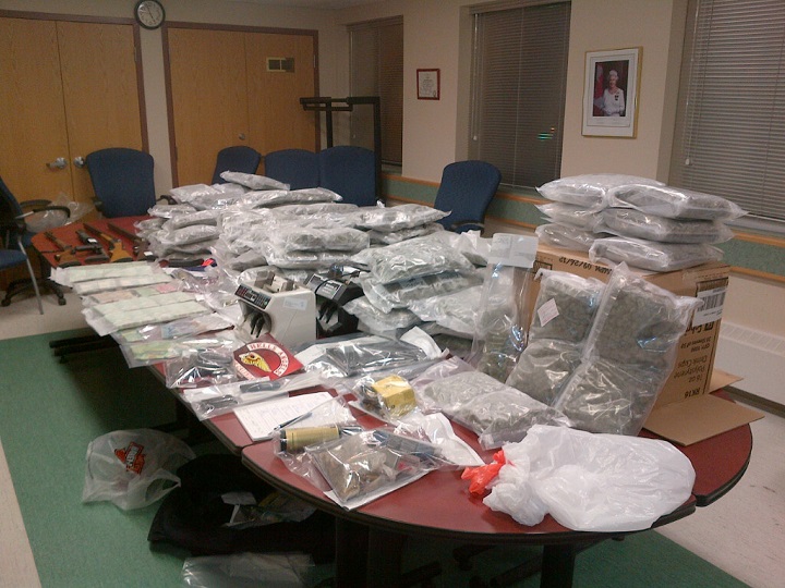 Large pile of pot seized in drug bust north of Winnipeg - Winnipeg ...