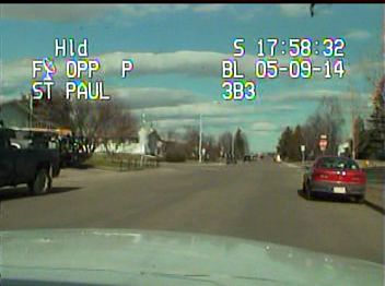 RCMP ask that if you were in this vehicle or know who was, to contact St. Paul RCMP, 780-645-8858, as soon as possible.