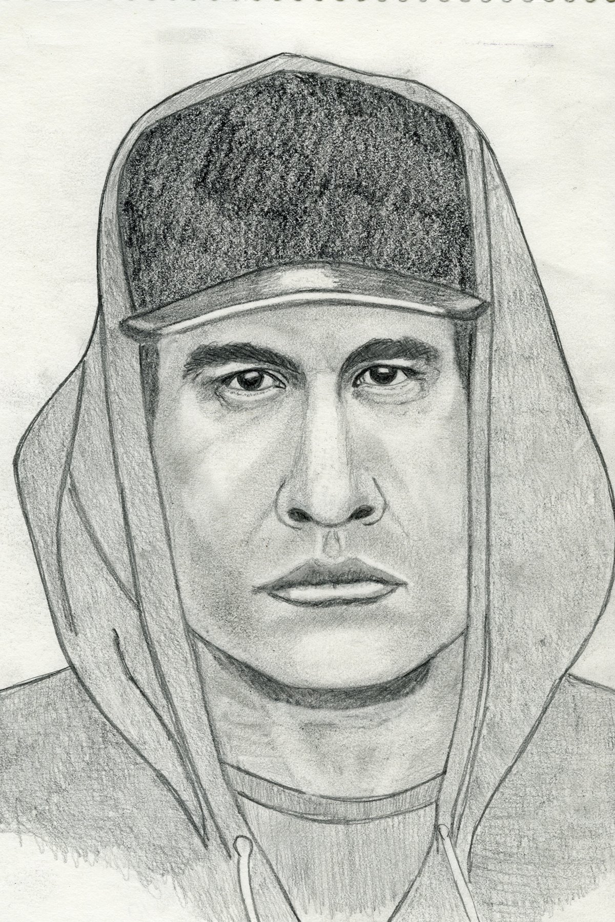 Composite sketch of the suspect.