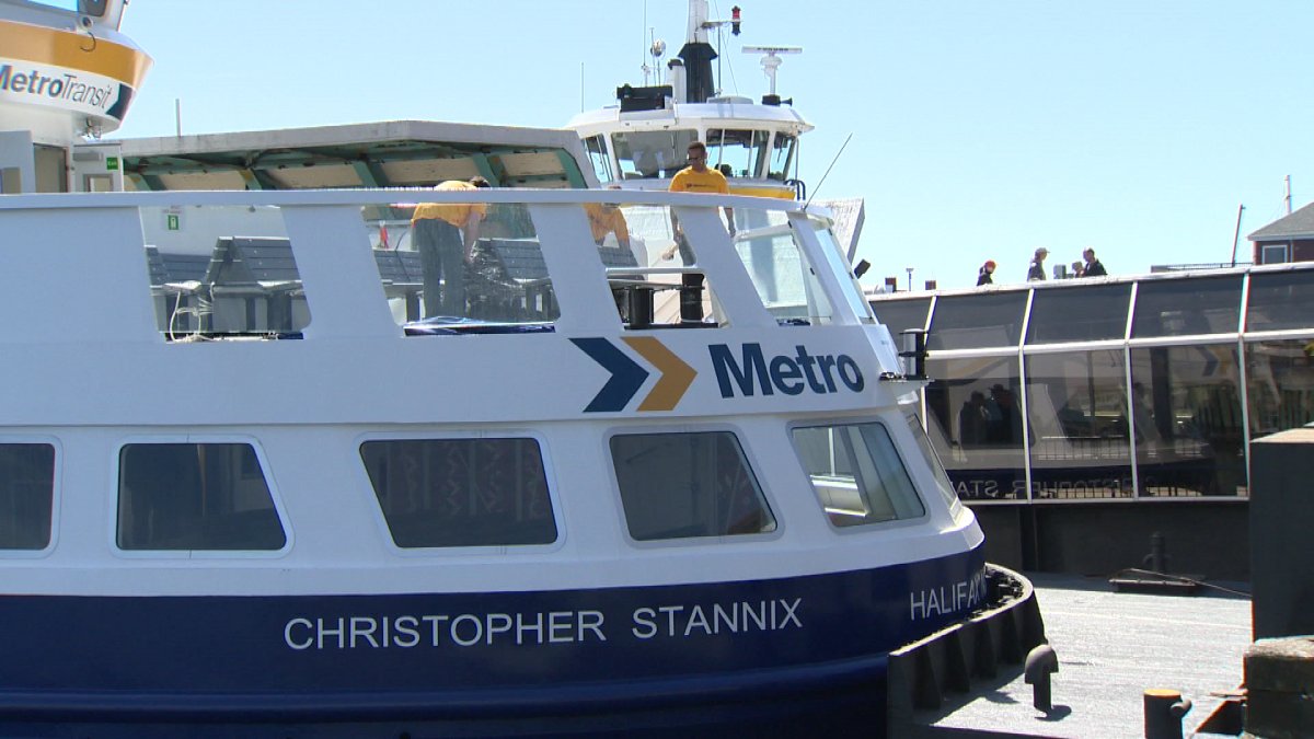 The Christopher Stannix, the newest ferry in Metro Transit's Halifax-to-Dartmouth fleet, was unveiled in Jan., 2014, as the family of its namesake watched on with pride.