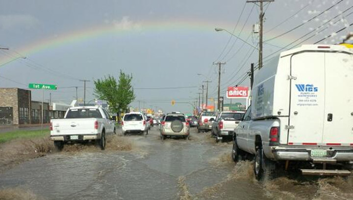 Circle Drive eastbound
