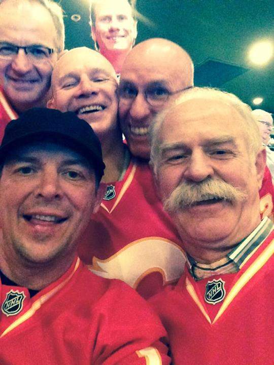 Fleury’s ‘Oscar selfie’ was posted on Saturday, May 24th, and shows him smiling alongside Lanny McDonald, Jim Peplinski, Joe Mullen, Joel Otto and Al MacInnis.