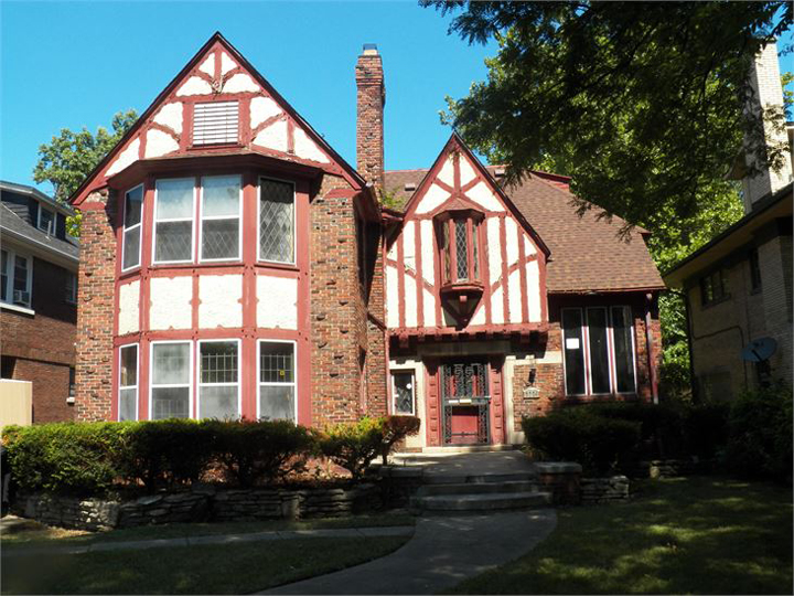 You could own this Tudor-style mansion for the low price of US$1,000.