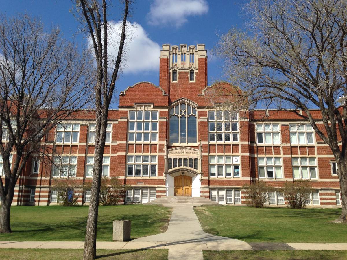 Edmonton’s Westmount Junior High School was constructed 100 years ago, May 19, 2014.