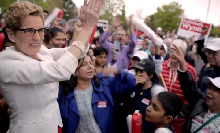 Ontario's political parties begin their campaign ads on television, radio and print media today.