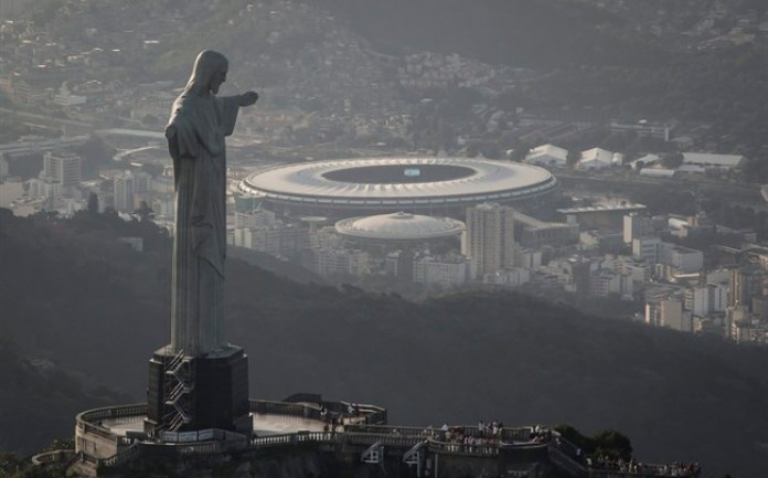 jesus statue in brazil graffiti｜TikTok Search
