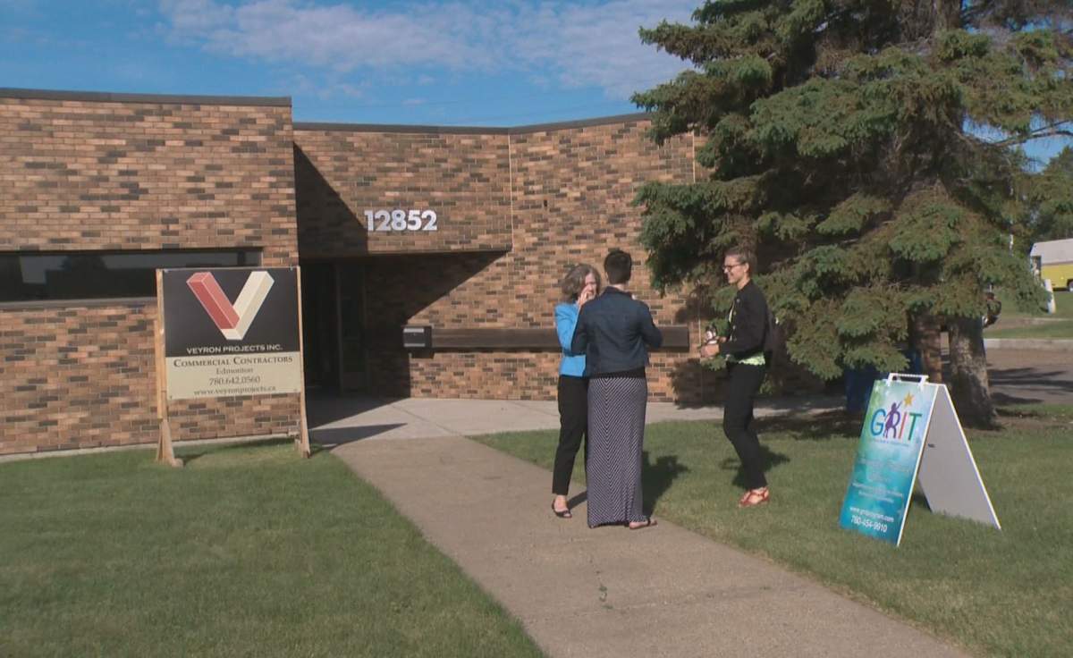 New home of GRIT in Edmonton at 12852 – 141 Street.