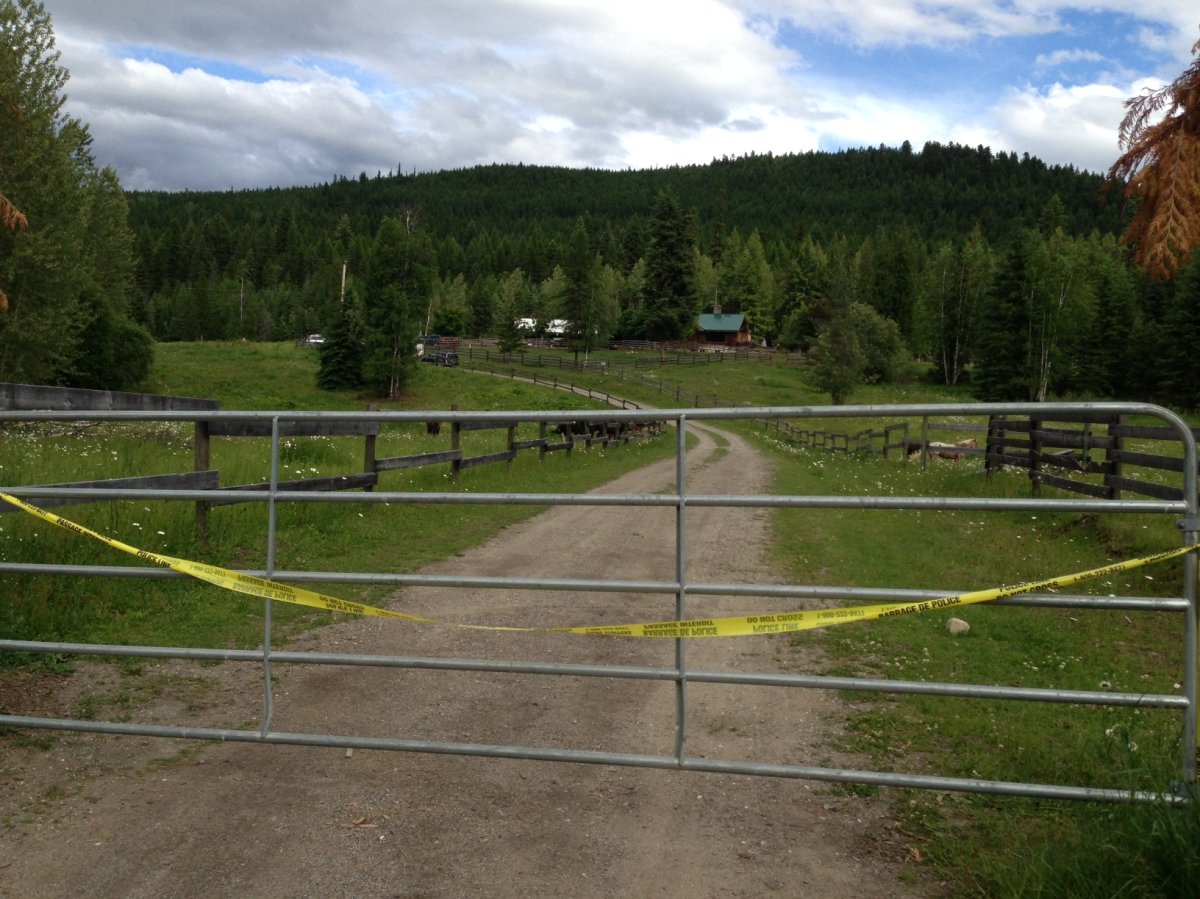 RCMP continue to investigate a murder at 387 Trinity Valley Road near Lumby. The suspect tried to kill himself, according to RCMP. 