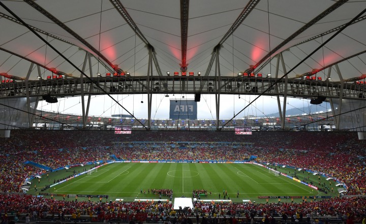 The Maracana Stadium in Rio de Janeiro during the 2014 FIFA World Cup.