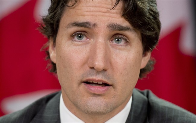 Liberal Leader Justin Trudeau speaks during a news conference Wednesday June 11, 2014 in Ottawa. 