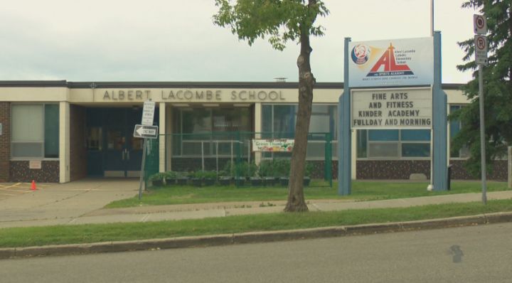Albert Lacombe Elementary School in St. Albert.