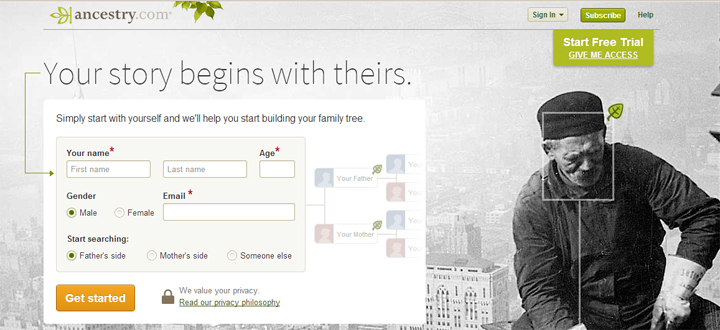Hackers shut down Ancestry.com genealogy site - image