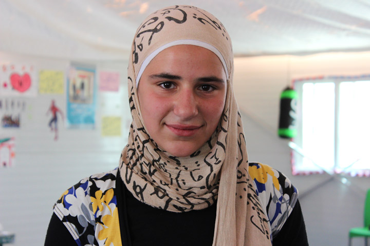 Asma, a 14 year old Syrian refugee