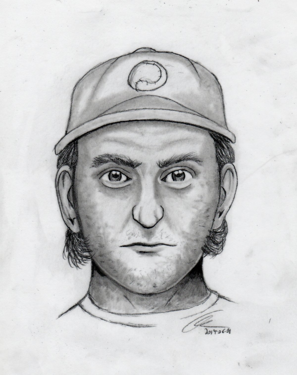 RCMP composite sketch of the suspect who allegedly tried to abduct a teenage girl in Red Deer. June 10, 2014.