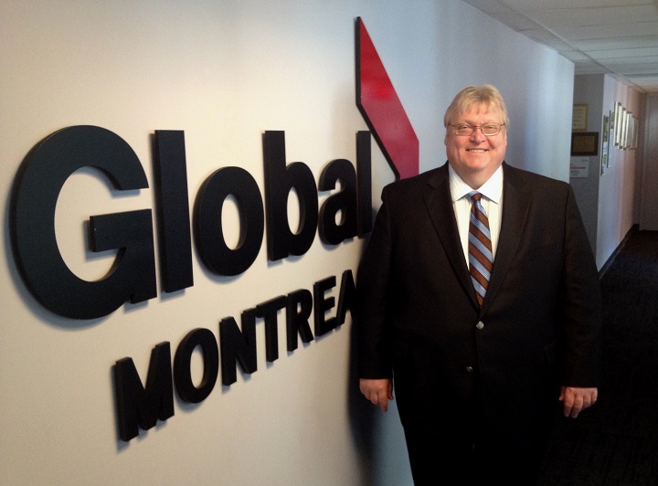 Quebec's health minister Dr. Gaétan Barrette visited the Global Montreal studios on June 16, 2014.