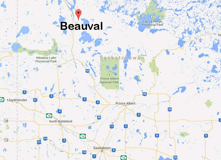 RCMP say a truck may have drove off a bridge into a river in northern Saskatchewan.