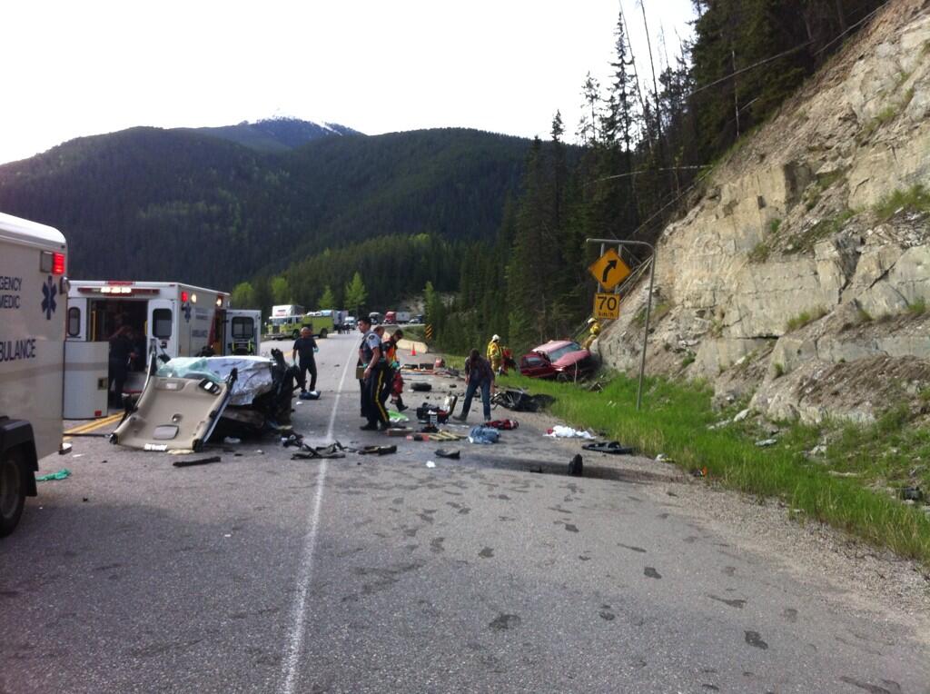 Two People In Critical Condition After Fiery Accident Near Field, B.C ...