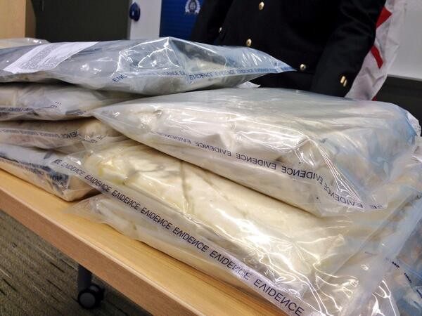 The Canada Border Services Agency says more than 46 kilograms of cocaine has been seized from a commercial cargo ship in Halifax.