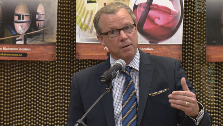 Saskatchewan Premier Brad Wall fires back at NDP over private liquor stores in the province.