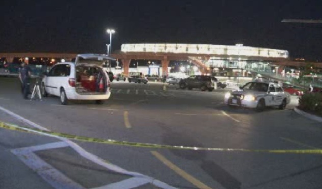 Crime scene at Brentwood Mall.