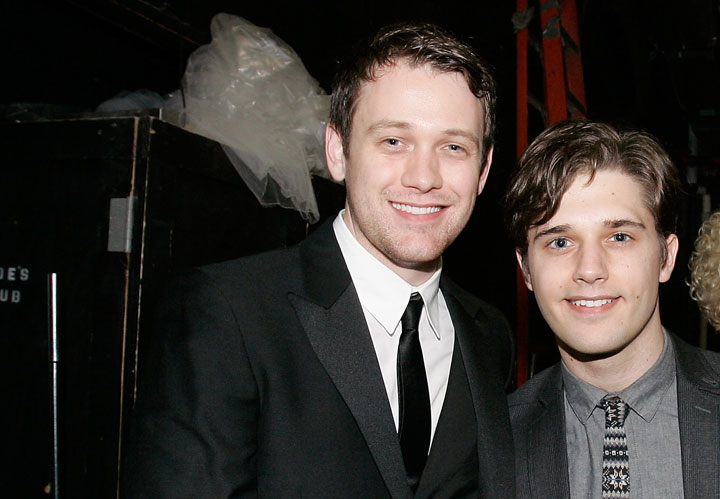 Michael Arden and Andy Mientus, pictured in 2011.