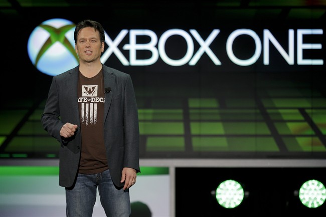 Phil Spencer of Microsoft Game Studios speaks at the Microsoft Xbox E3 media briefing in Los Angeles.