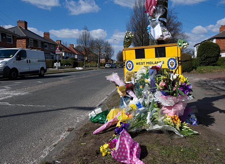 Cameron Ward's bike was being pushed by his father when a driver struck and killed the five-year-old.