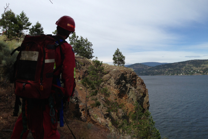 Man safe after high angle rescue in West Kelowna - image