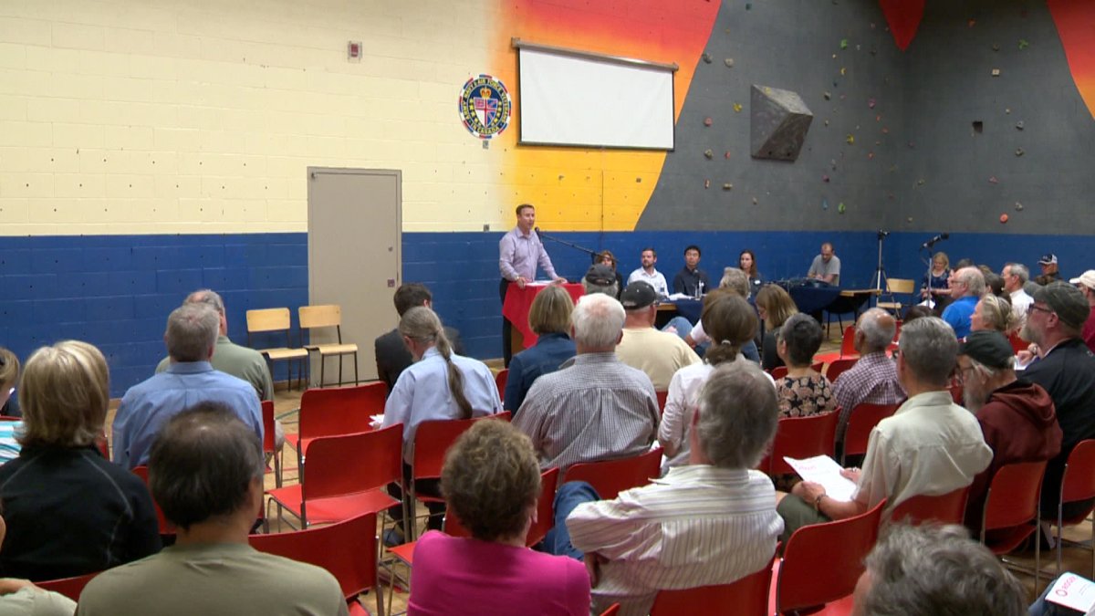 A public forum to discuss a contentious Rogers cell tower was held at a southwest Scouts Canada location on Monday, June 23, 2014.