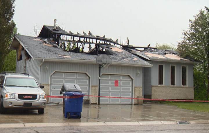 Firefighters called to extinguish blaze around midnight Sunday in Saskatoon’s Erindale neighbourhood.