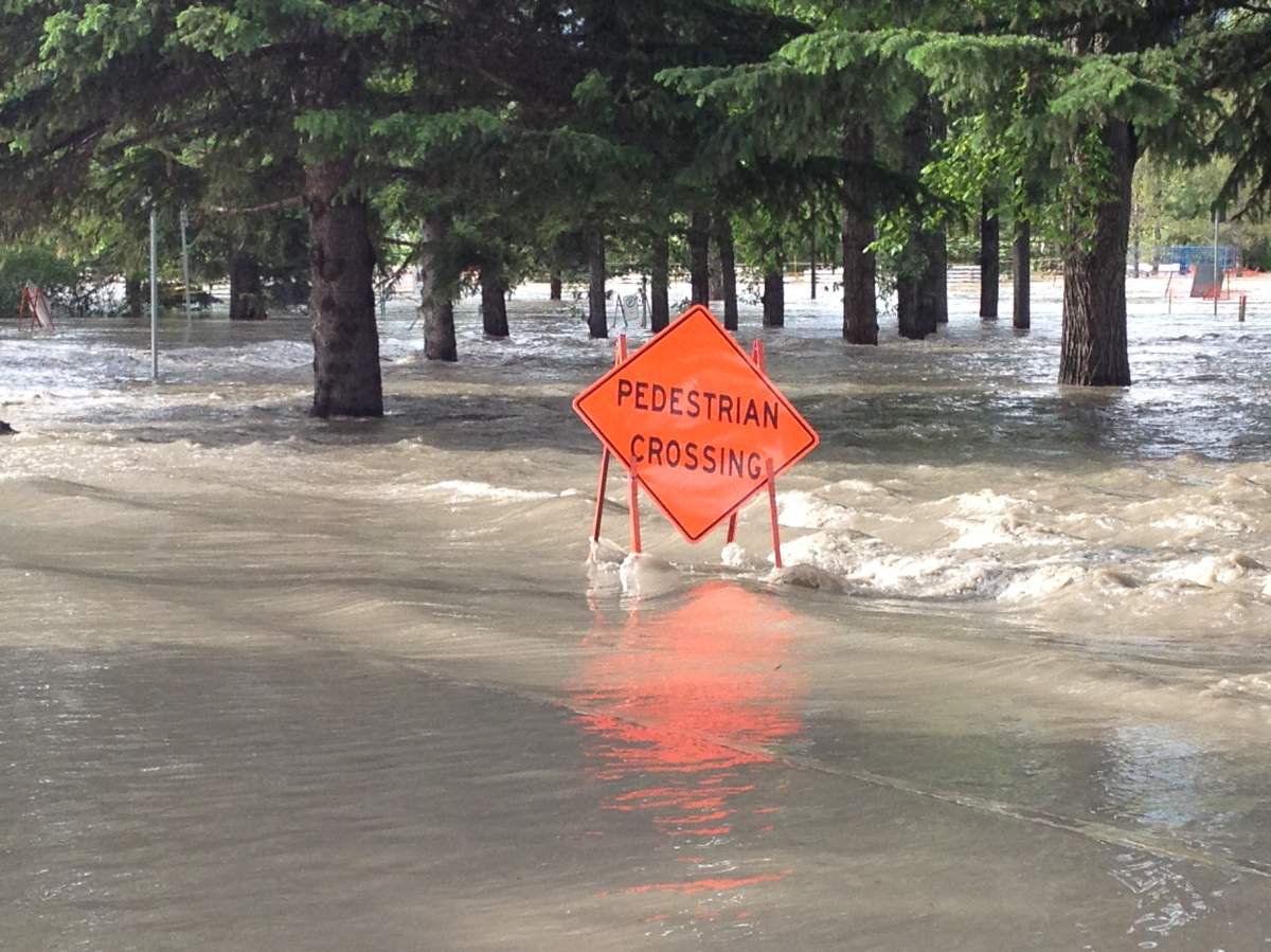 Flooding in Bowness Park