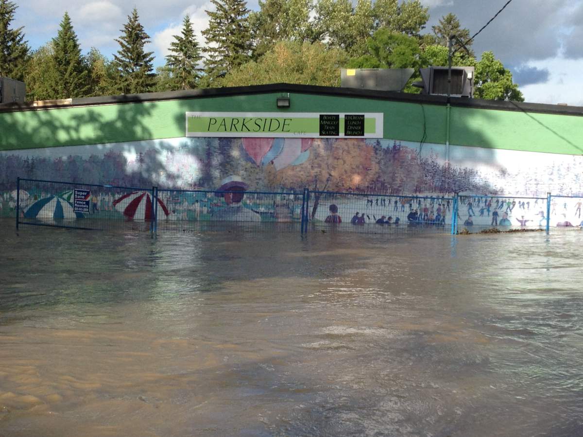 Flooding in Bowness Park