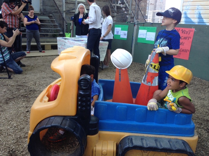 Children at CPE Lafontaine.