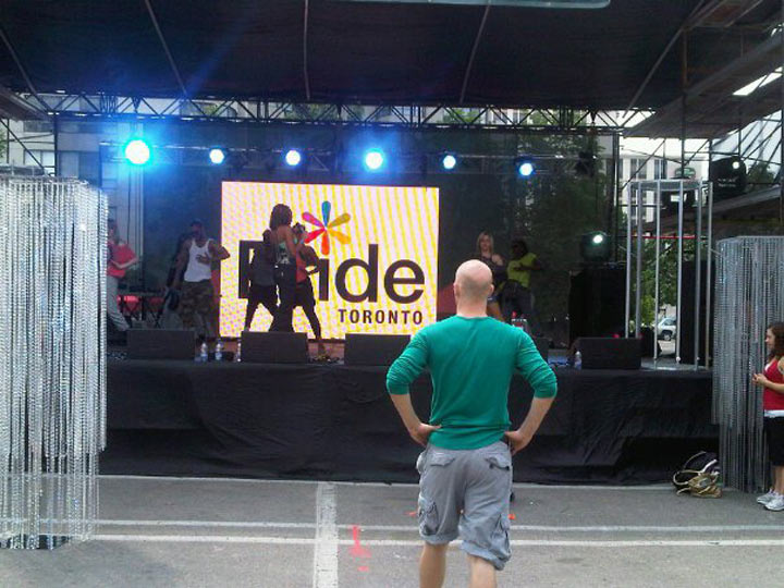 Deborah Cox Scott Fordham rehearsal