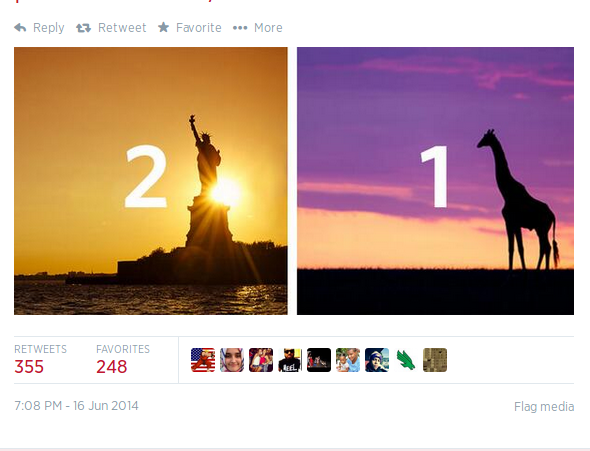Delta Airlines posted a congratulatory message to the U.S. side on Monday. One major gaffe: There are no giraffes in Ghana, the U.S. side's opponent.