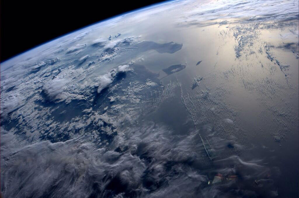 Astronaut Reid Wiseman took this image of Earth from the International Space Station.