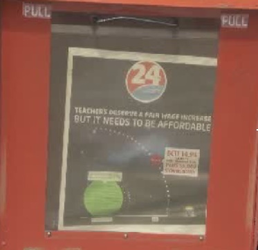 BC government took out front page ad in a local, free newspaper.