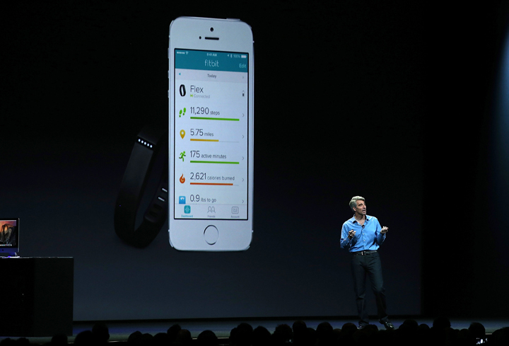 Senior Vice President of Software Engineering Craig Federighi speaks during the Apple Worldwide Developers Conference.