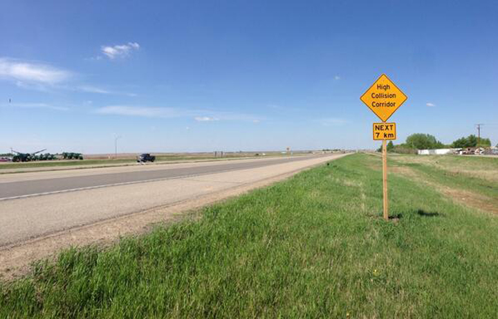 The provincial government is trying to step up safety measures along Highway 1 east of Regina.