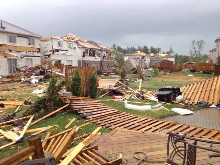 IN PHOTOS: Tornado causes massive damage in Angus, Ont. - Toronto ...