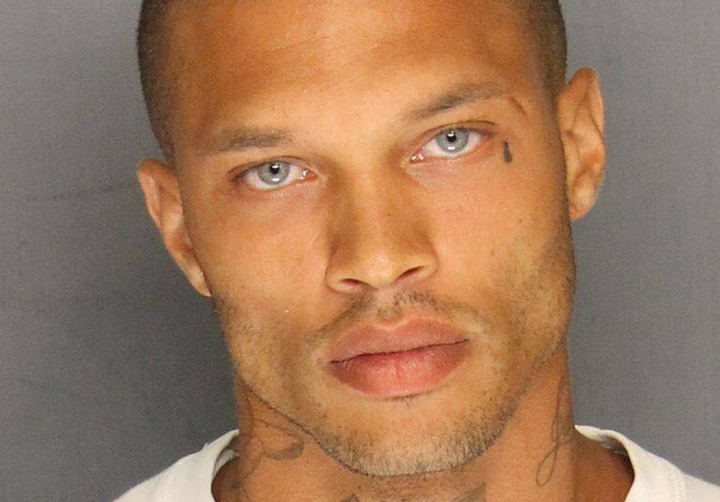 In this Wednesday, June 18, 2014, booking photo released by the Stockton Police Department is Jeremy Meeks. Meeks, 30, was one of four men arrested Wednesday in raids in Stockton, Calif..