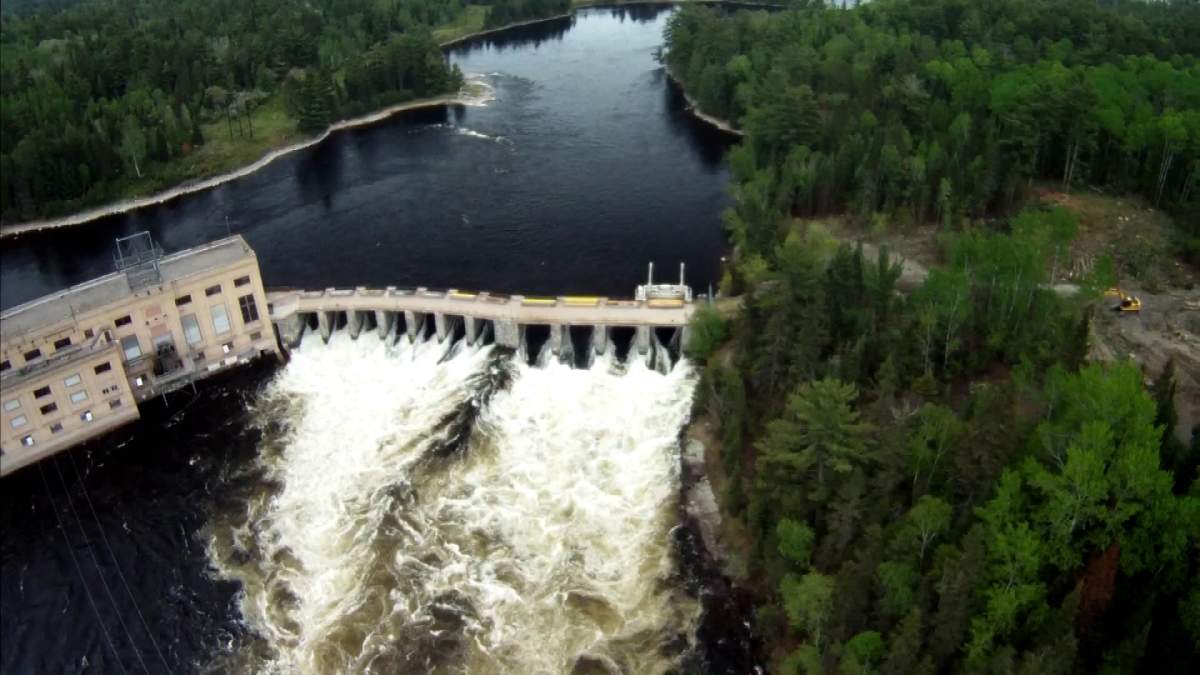 The Norman Dam near Kenora opened on June 14, 2014.