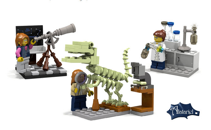 Alatariel Elensar’s designs for the Female Minifigure Set.