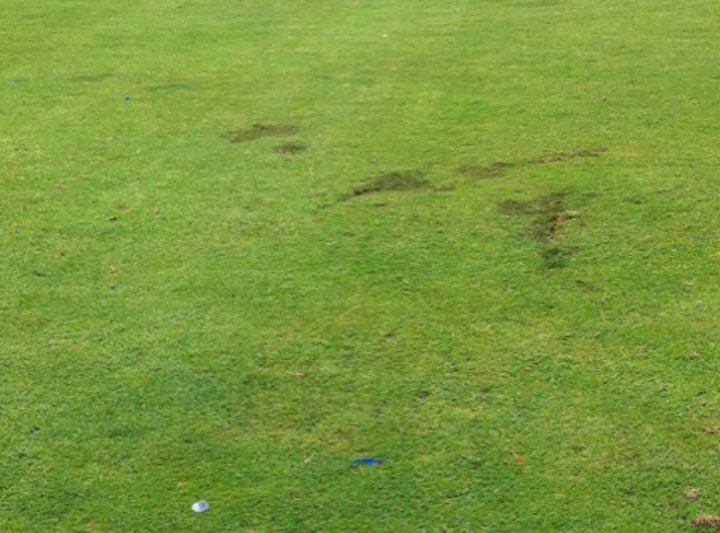 lightning strike at golf tournament